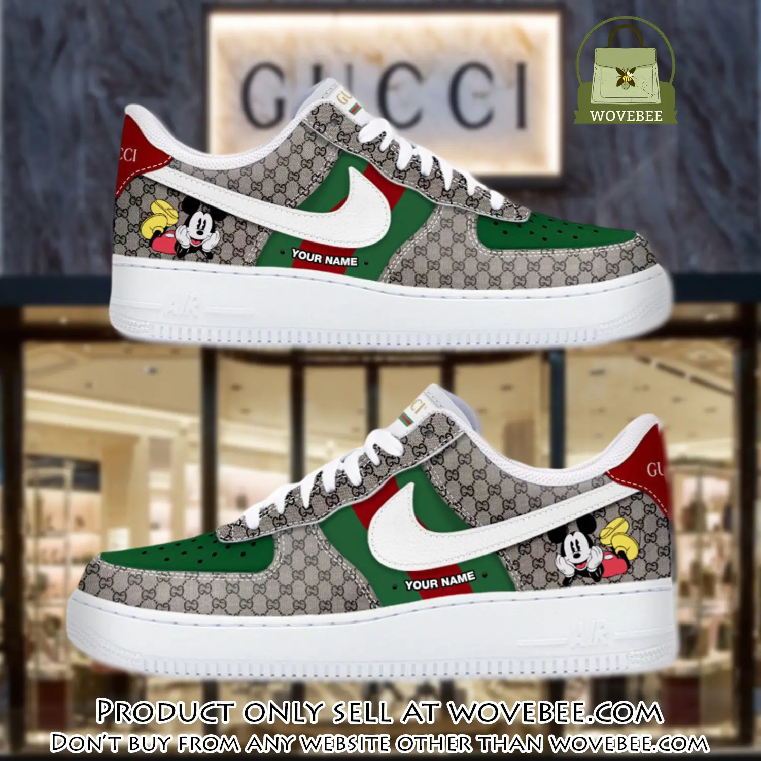 Gucci mickey luxury air force 1 sneakers limited af1 shoes oaf1024 wvb4311788